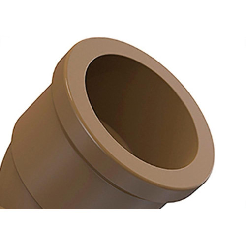 Cotovelo Tigre PVC Liso Liso I 1 X 45 Marrom