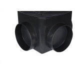 Caixa Mult Inspecao Metasul 20X24X24 Preto