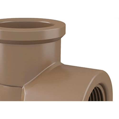 Cotovelo Tigre Lr 3/4 X 1/2 Marrom - Kit C/20 Unidades