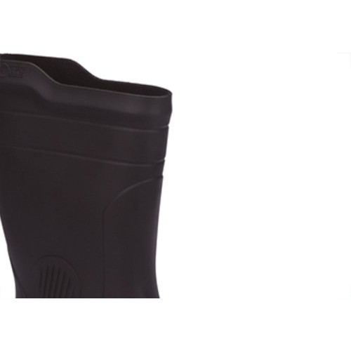 Bota Galocha Pega Forte Preto/Amarelo Cano Medio N.45/46