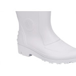 Bota Galocha Pega Forte Branco Cano Medio N.43