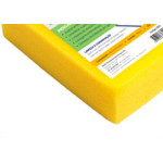 Bloco Espuma 6X11X17 Amarelo Castor Pratica - Kit C/10 Unidades