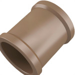 Luva PVC Liso Liso Marrom 3/4 Tigre - Kit C/50 Unidades