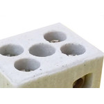 Conector Thompson Porcelana 06Mm Bip - Kit C/10 Unidades
