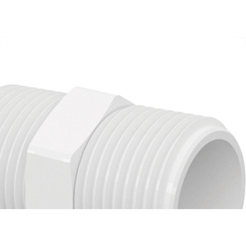 Niple Tigre Rr 3/4 X 3/4 Branca - Kit C/50 Unidades