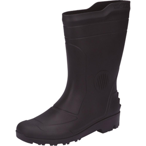 Bota Galocha Pega Forte Preto Cano Medio N.37
