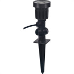 Luminaria Espeto P/Jard Kian Preto-Amb Led 5W Bi