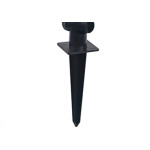 Luminaria Espeto P/Jard Kian Preto-Amb Led 5W Bi