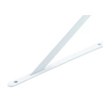 Cantoneira Mao Francesa Hayner Leve Branco 20Cm - Kit C/12 Unidades