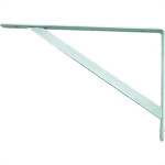 Cantoneira Mao Francesa Hayner Leve Branco 25Cm - Kit C/12 Unidades
