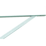 Cantoneira Mao Francesa Hayner Leve Branco 30Cm - Kit C/12 Unidades