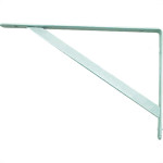 Cantoneira Mao Francesa Hayner Forte Branco 40Cm - Kit C/12 Unidades