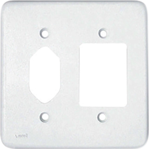 Espelho Placa Radial Pollar 1702027 4X4 3S+1T2P+T