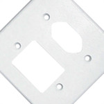 Espelho Placa Radial Pollar 1702027 4X4 3S+1T2P+T