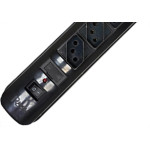 Filtro Linha Radial 5 Tomada  Bivolt Preto