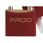 Cadeado Pado Color 25 Vermelho