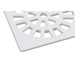 Grelha Plast Quad Branco 10X10 Fere
