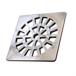 Grelha Plast Quad Cromado 10X10 Fere
