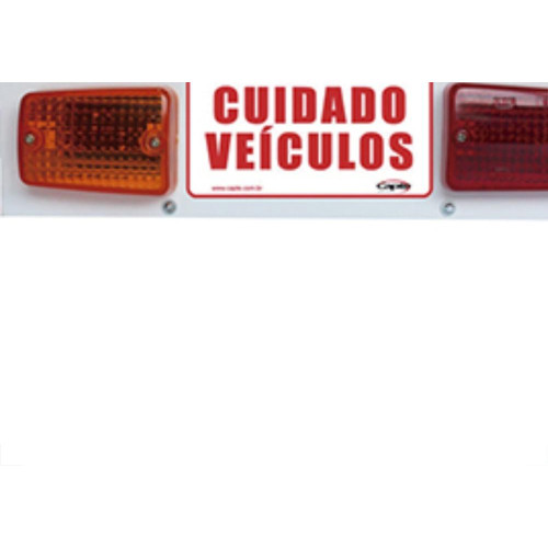 Sinaliz P/Garag Capte C/Led Bivolt Alum Branco