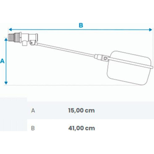 Boia Caixa D Agua Aluminio 3/4/1/2 Fortlev