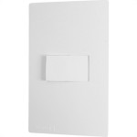 Conjunto Peesa Una Max 1702B 1 Interruptor Paralelo Branco