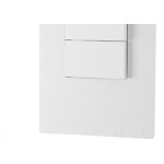 Conjunto Peesa Una Max 1705A 2 interruptores Simples Branco