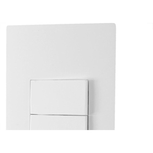Conjunto Peesa Una Max 1705A 2 interruptores Simples Branco