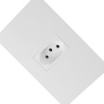 Conjunto Peesa Una Max 1741 1Tomada   2P+T 10A Branco