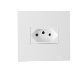 Conjunto Peesa Una Max 1744 2Tomada   2P+T 10A Branco