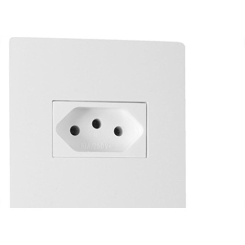 Conjunto Peesa Una Max 1744 2Tomada   2P+T 10A Branco