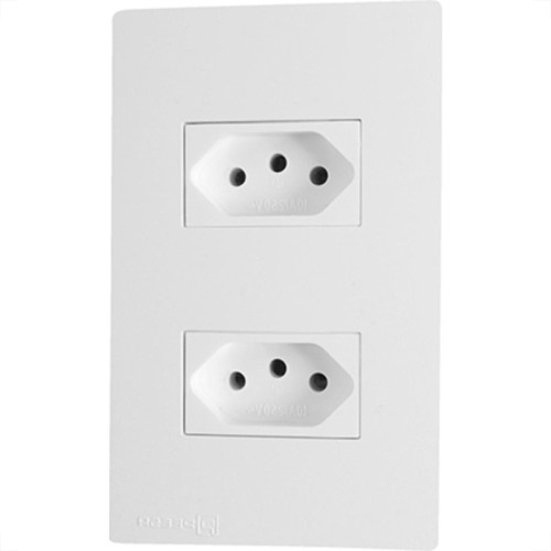 Conjunto Peesa Una Max 1747 2Tomada   2P+T 20A Branco
