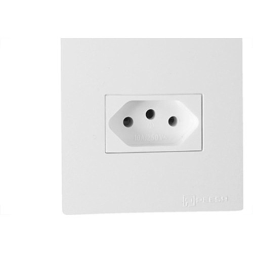 Conjunto Peesa Una Max 1747 2Tomada   2P+T 20A Branco