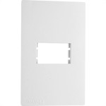 Espelho Placa Peesa Una Max P1702 4X2 1Modulo Branco