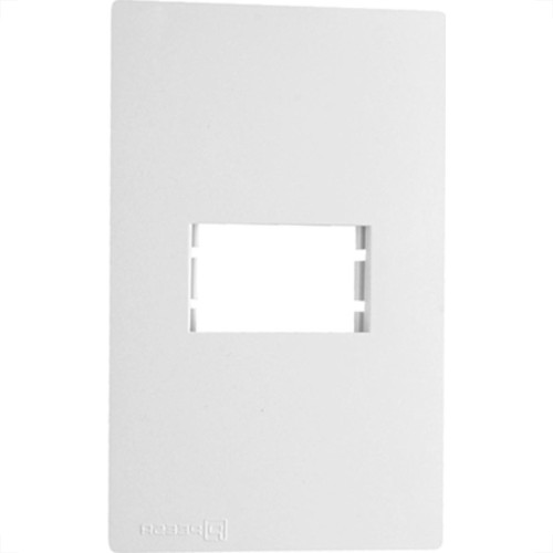 Espelho Placa Peesa Una Max P1702 4X2 1Modulo Branco