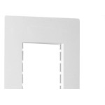 Espelho Placa Peesa Una Max P1703 4X2 3Modulo Branco