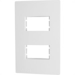 Espelho Placa Peesa Una Max P1704 4X2 2Mod Dist.Branco