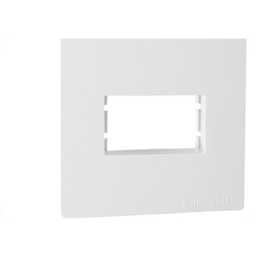 Espelho Placa Peesa Una Max P1704 4X2 2Mod Dist.Branco
