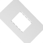 Espelho Placa Peesa Una Max P1705 4X2 2Modulo Branco