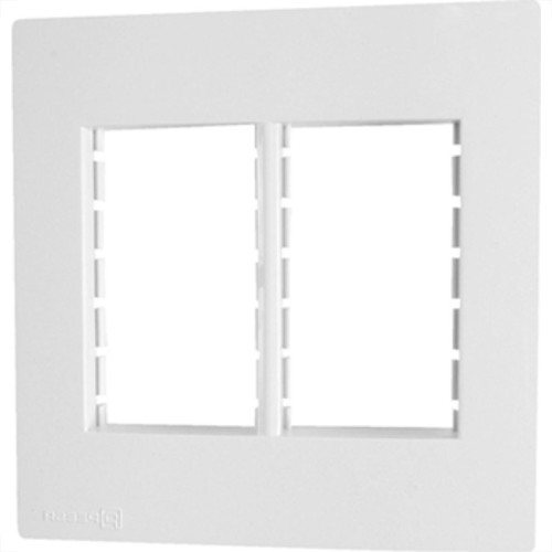 Espelho Placa Peesa Una Max P1733 4X4 6Modulo Branco