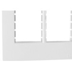 Espelho Placa Peesa Una Max P1733 4X4 6Modulo Branco