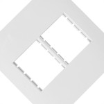 Espelho Placa Peesa Una Max P1755 4X4 4Modulo Branco