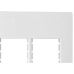 Espelho Placa Peesa Una Max P1755 4X4 4Modulo Branco