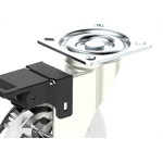 Rodizio Gira.Gel 100Mm C/Freio Soprano
