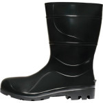 Bota Galocha Crival Preto Cano Medio N.39 S/Forro