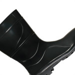 Bota Galocha Crival Preto Cano Medio N.39 S/Forro