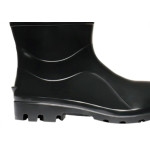 Bota Galocha Crival Preto Cano Medio N.40 S/Forro