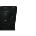 Bota Galocha Crival Preto Cano Medio N.40 S/Forro