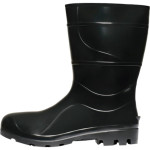Bota Galocha Crival Preto Cano Medio N.43 S/Forro