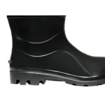 Bota Galocha Crival Preto Cano Medio N.43 S/Forro