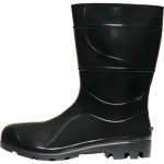 Bota Galocha Crival Preto Cano Medio N.44 S/Forro